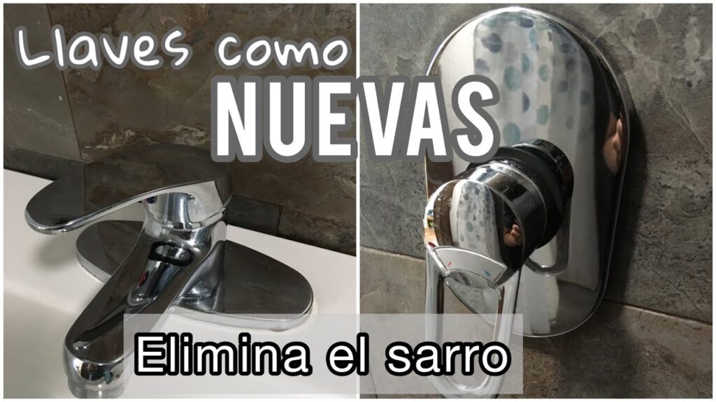 Cómo quitar las manchas de agua en cromados