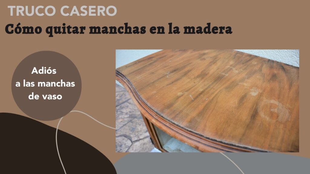 Cómo quitar las manchas de orina en madera