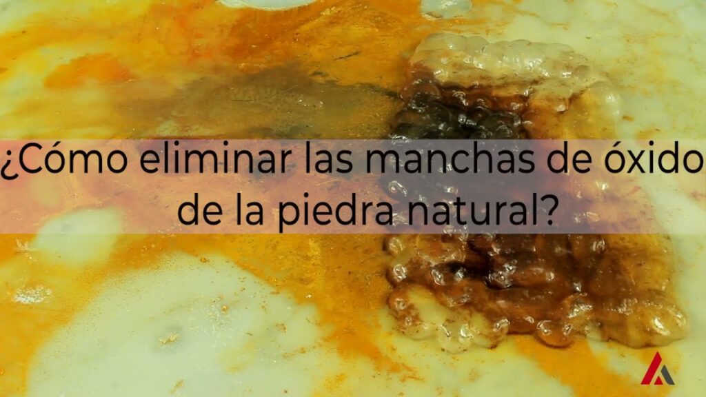 Cómo quitar las manchas de oxido de la piedra