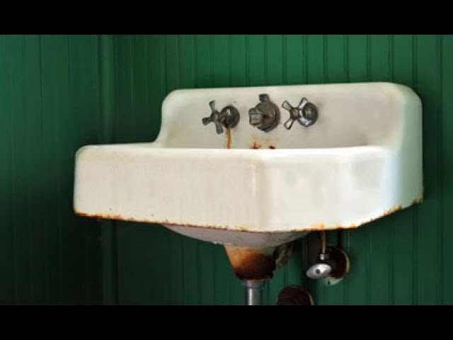 Cómo quitar las manchas de oxido en el lavabo