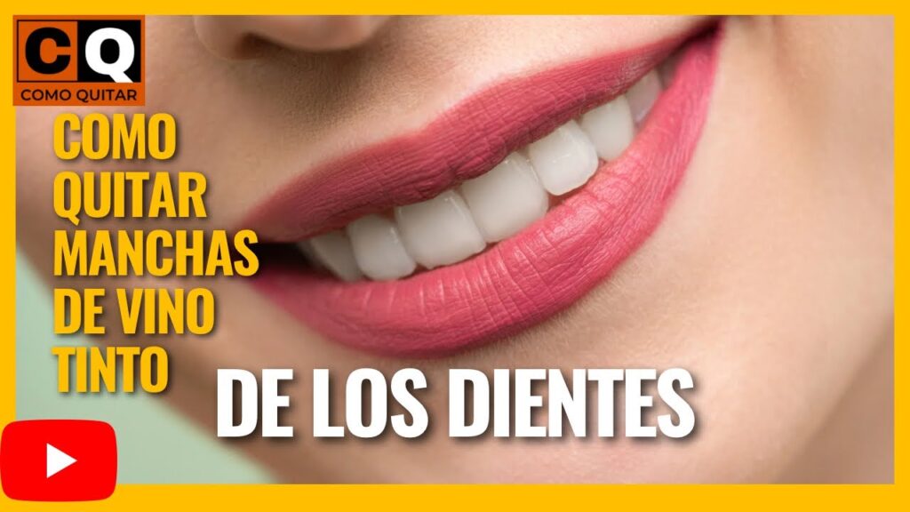 Cómo quitar las manchas de vino en los dientes