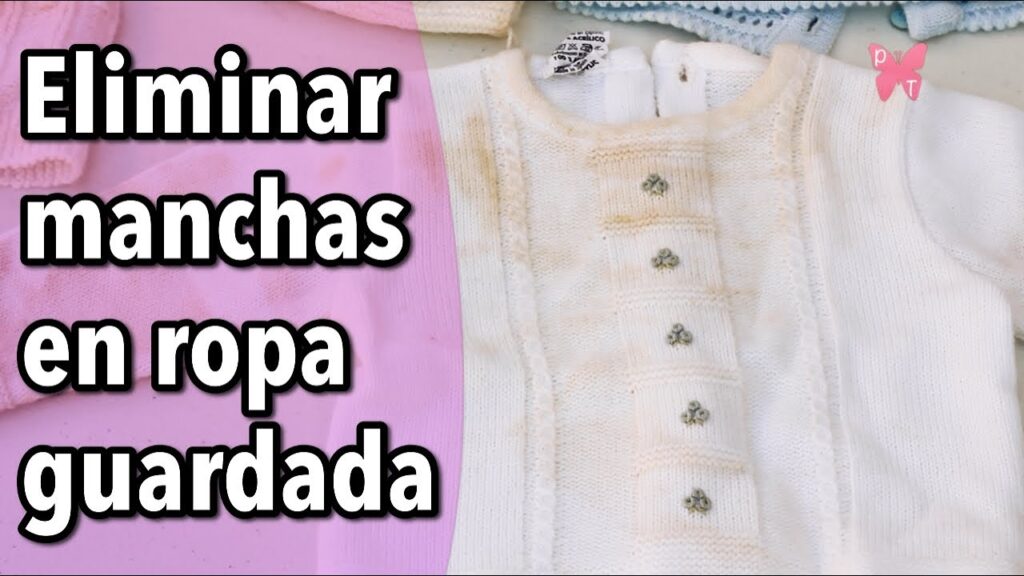 Cómo quitar las manchas marrones de la ropa
