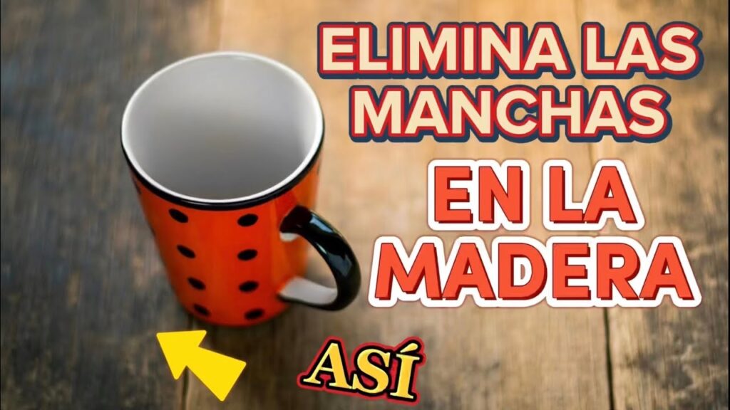 Cómo quitar mancha blanca de mesa de madera