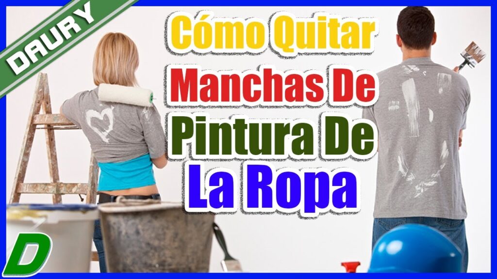 Cómo quitar mancha de pintura de agua en ropa