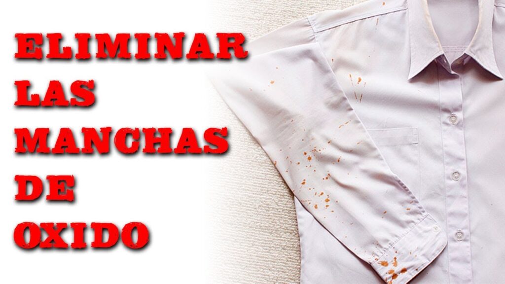 Cómo quitar una mancha de oxido de una camiseta blanca
