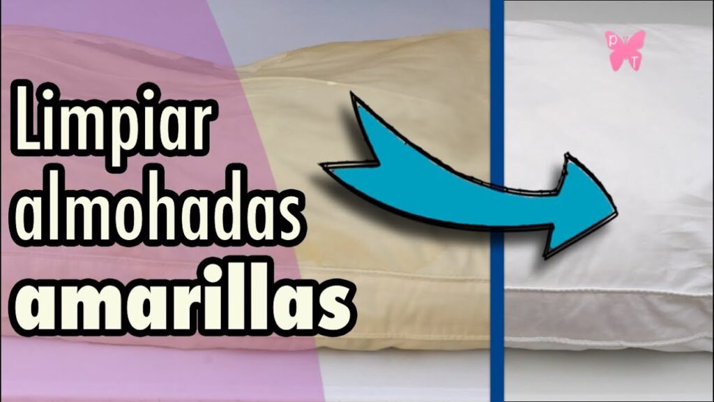 Cómo quitar las manchas amarillas de sudor de las almohadas