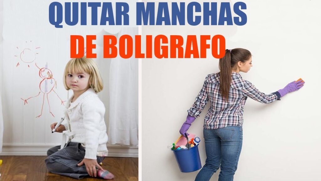 Cómo quitar las manchas de boligrafo de la pared