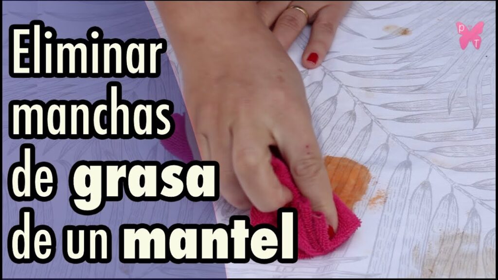 Cómo quitar las manchas de comida en manteles