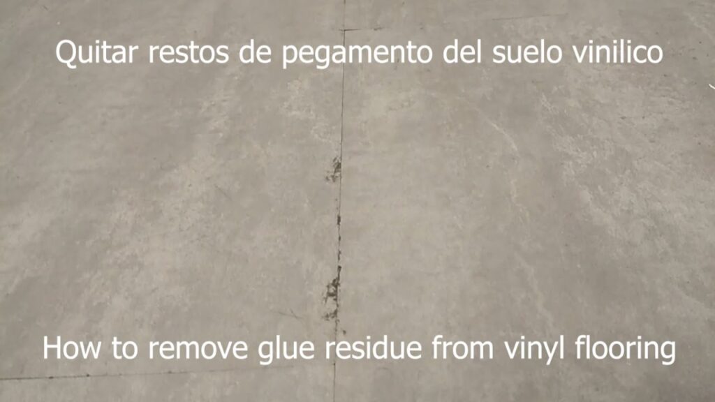 Cómo quitar las manchas de pegamento del suelo