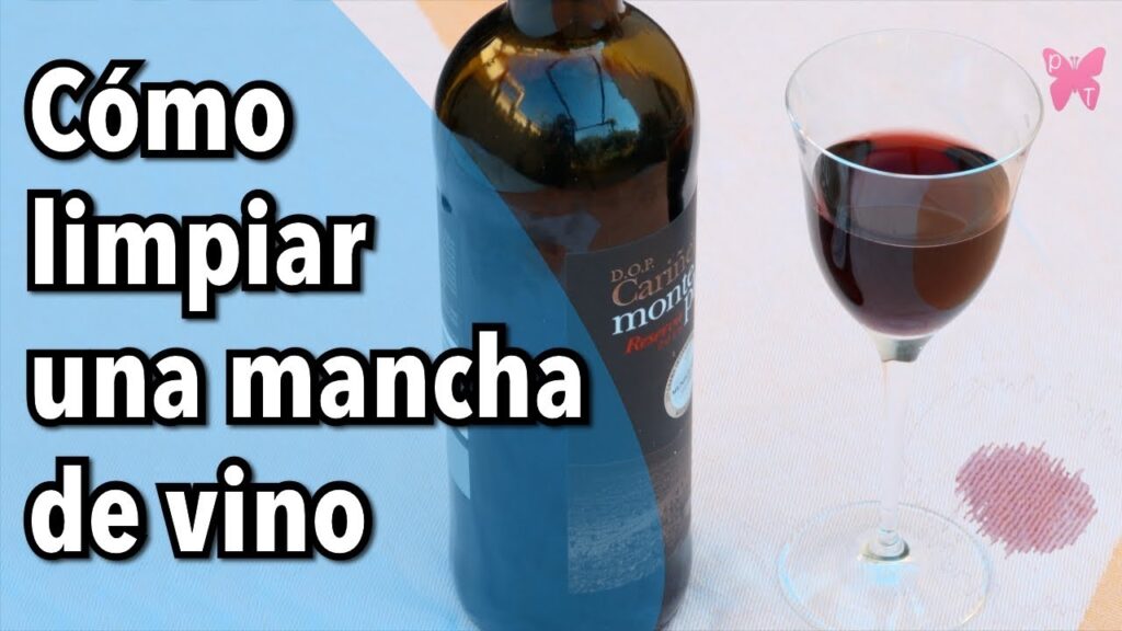 Cómo quitar mancha de vino de la pared